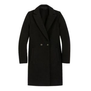J. Crew Daphne topcoat in Italian boiled wool EUC